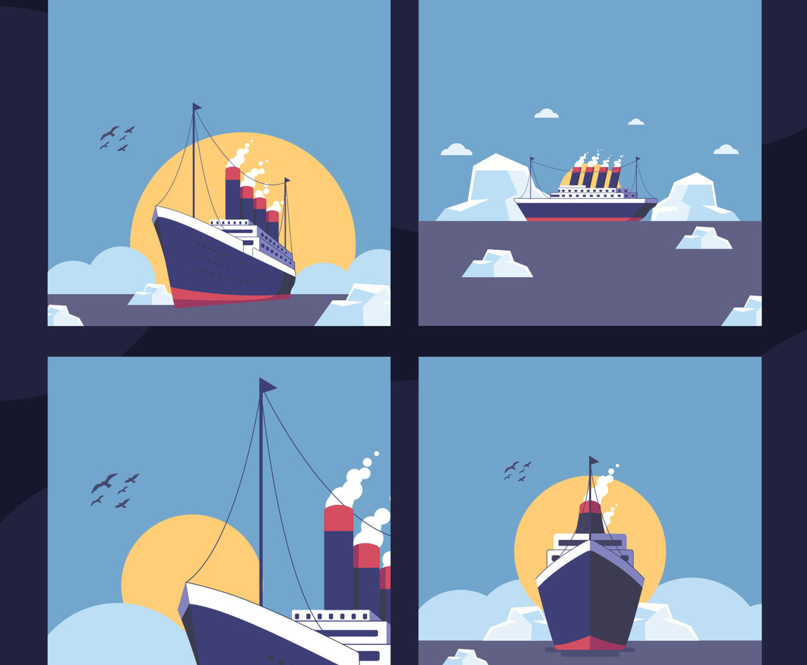 Titanic Remembrance Social Media Post Template