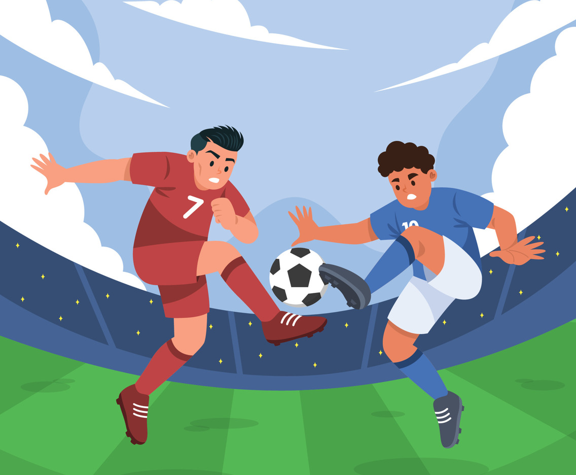 Super Star Football Player Match In Field