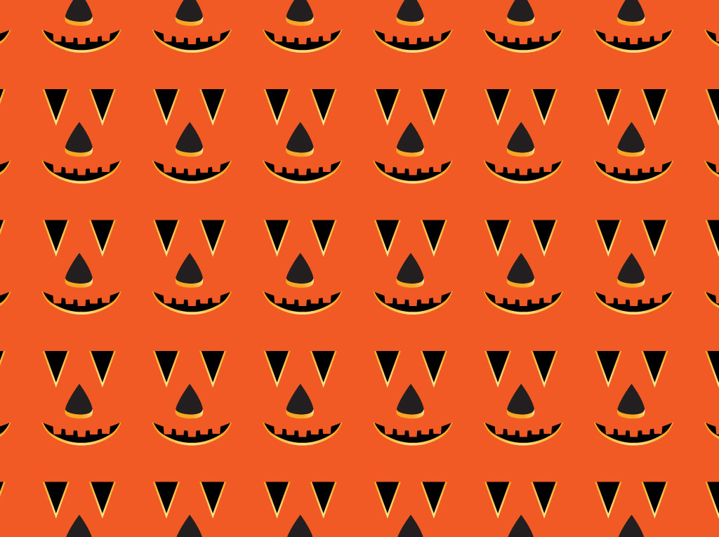 Halloween Vector Pumpkin Pattern