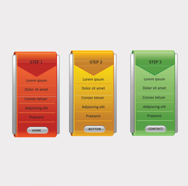 Color Option Banner Vectors
