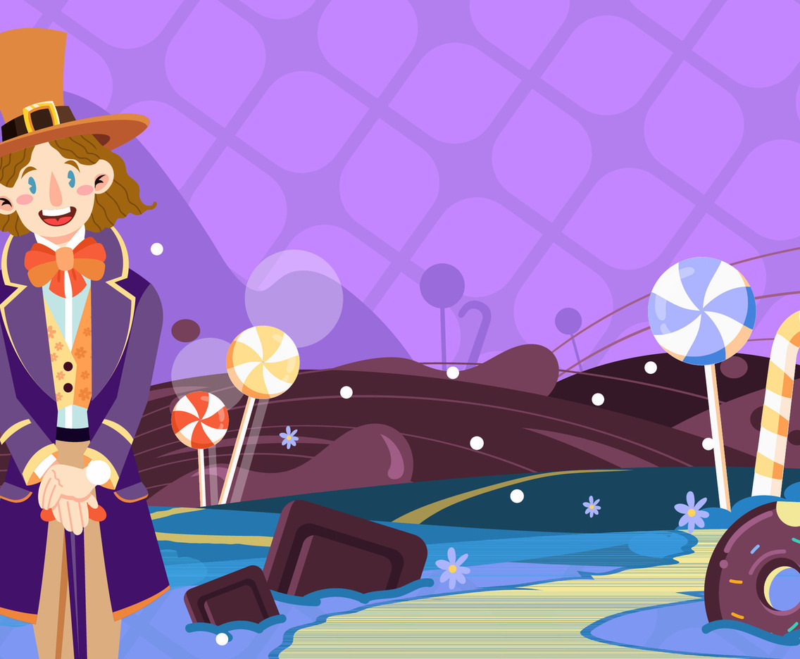 Tour Guide in Chocolate Factory