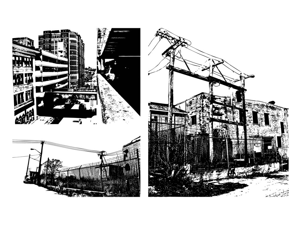 Grunge Urban Buildings Vector Art & Graphics | freevector.com