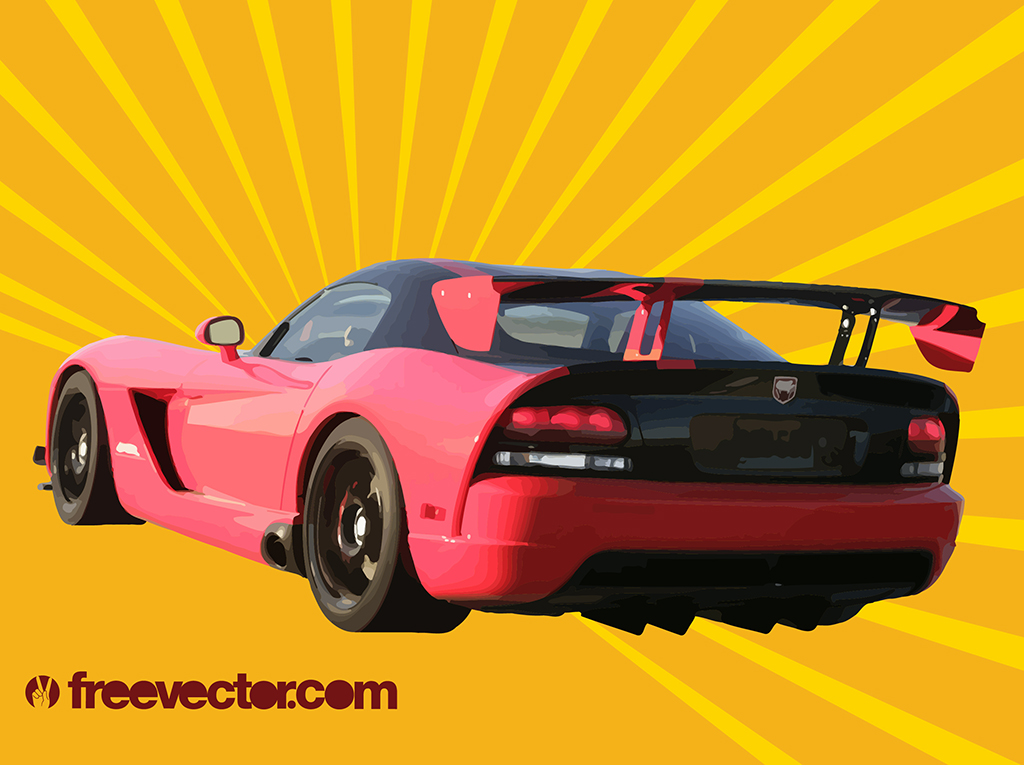 Red Dodge Viper