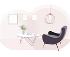 Vector Livingroom Illustration