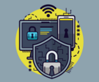 Cyber Security Vector