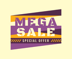 Sale typography template