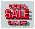 Sale Typography