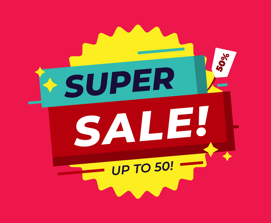 Sale typography