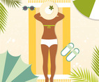 Vector Summertime Illustration