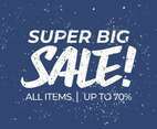 Sale Typography Vector Illustration