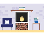 Vector Designer Room Illustration