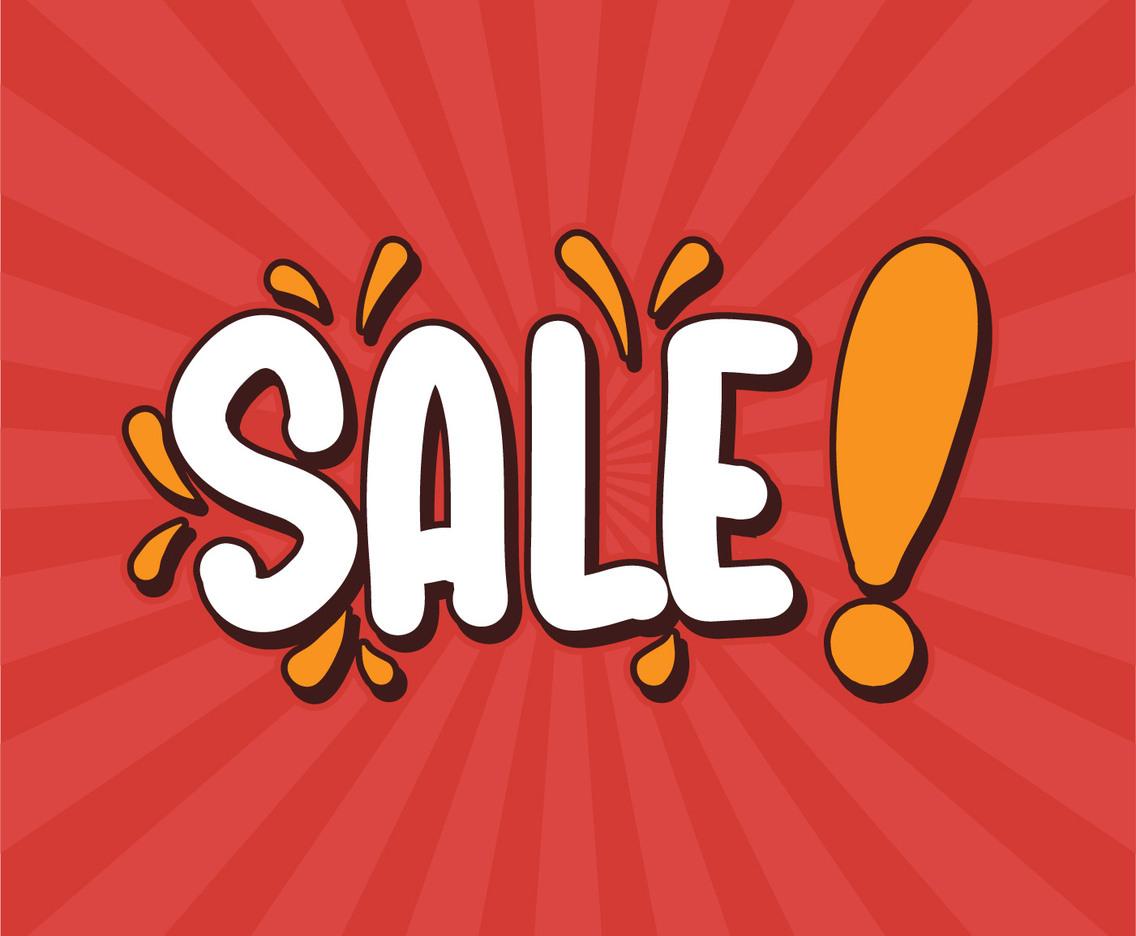 sale typography