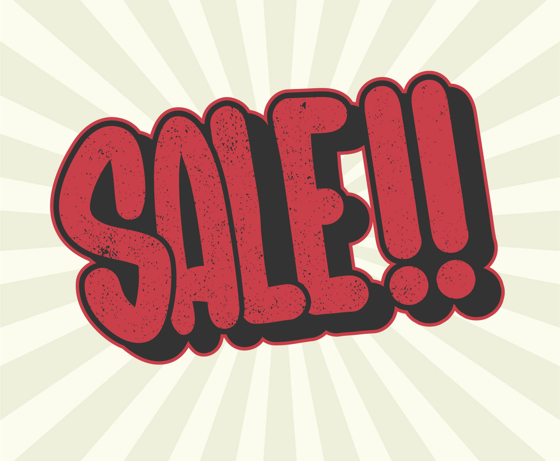 sale typography