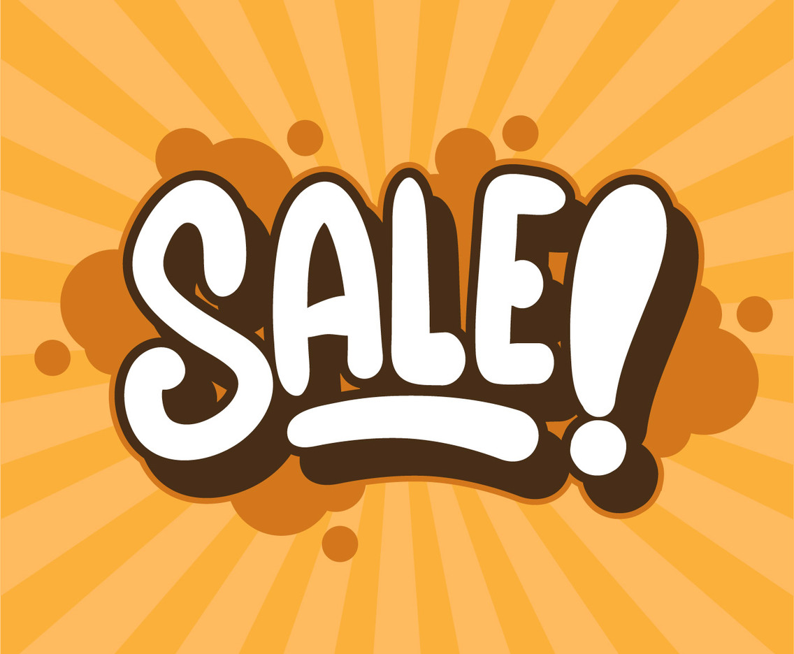 sale typography
