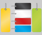 Colorful Tags Vector