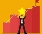 Corporate goals Vector