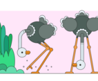 Ostrich Vector