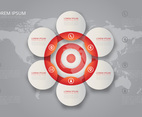Cooperate Goals Vin Diagram Target Infographic