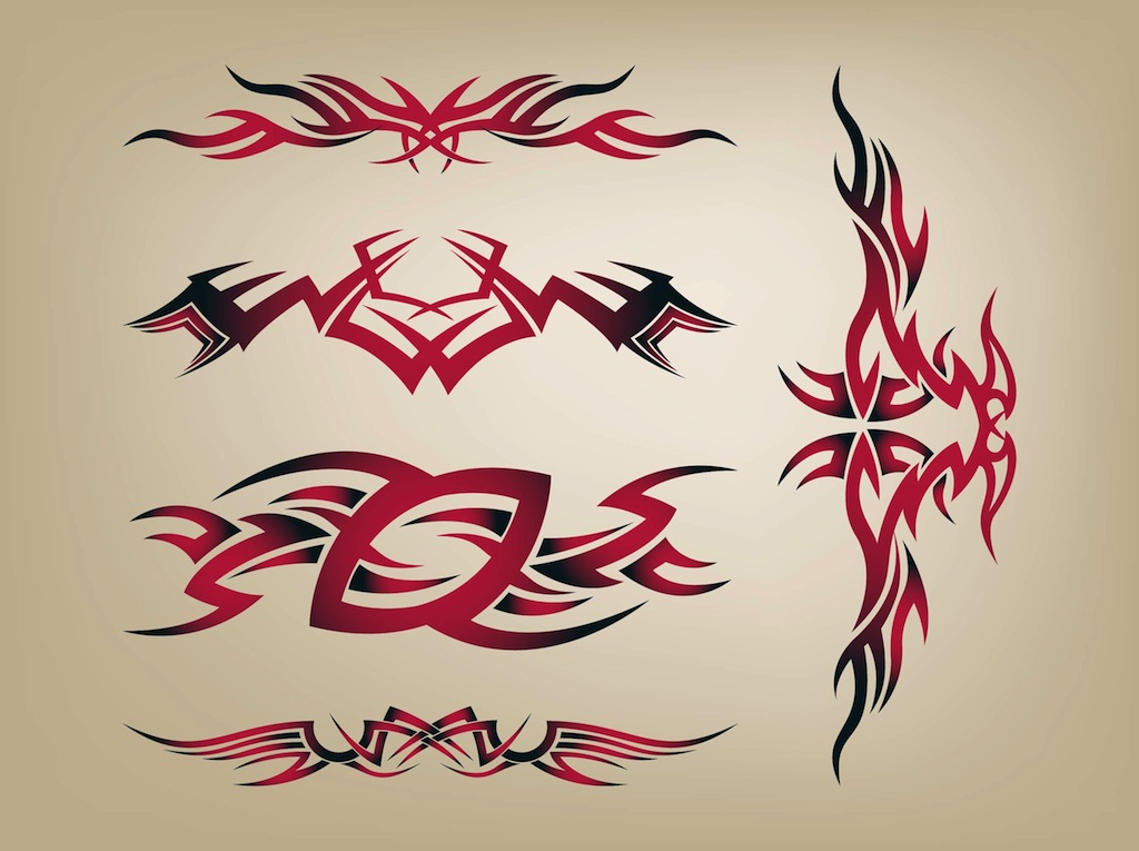 Tribal Tattoo Designs Vector Art & Graphics | freevector.com