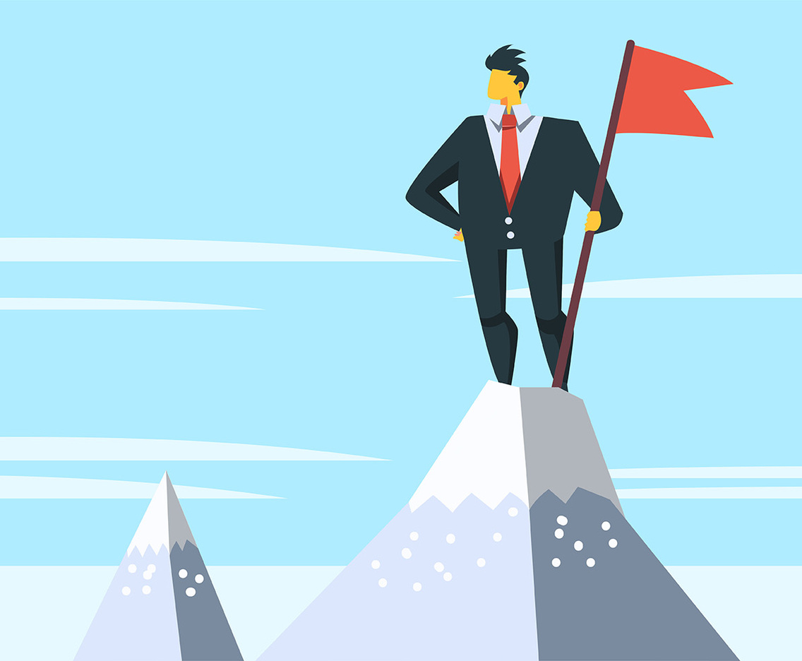 Corporate Goals Vector