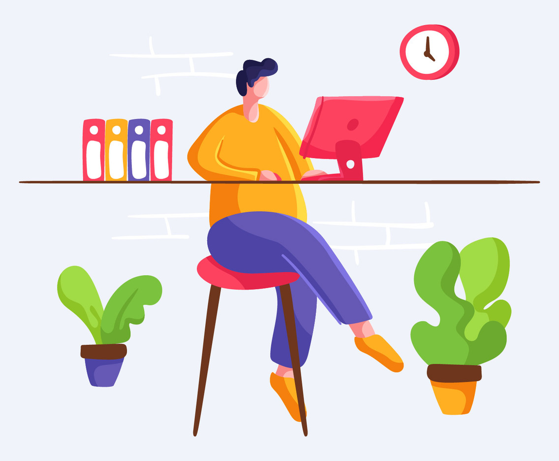 Person Working Office