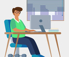 Person Working Office