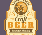 Retro label design