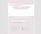 Vector Photographer Business Card