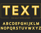 Retro Alphabet Set