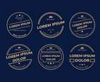 Retro Label Vector Illustration