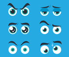 Flat Eyes Cartoon