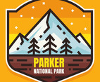 retro badge