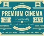 Beautiful Retro Poster Vector