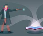 Wizard School Vector