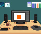 Graphic Design Software Vector Illustration
