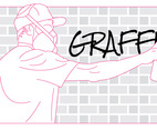 Cute Graffiti Vector