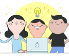School Teamwork Vector
