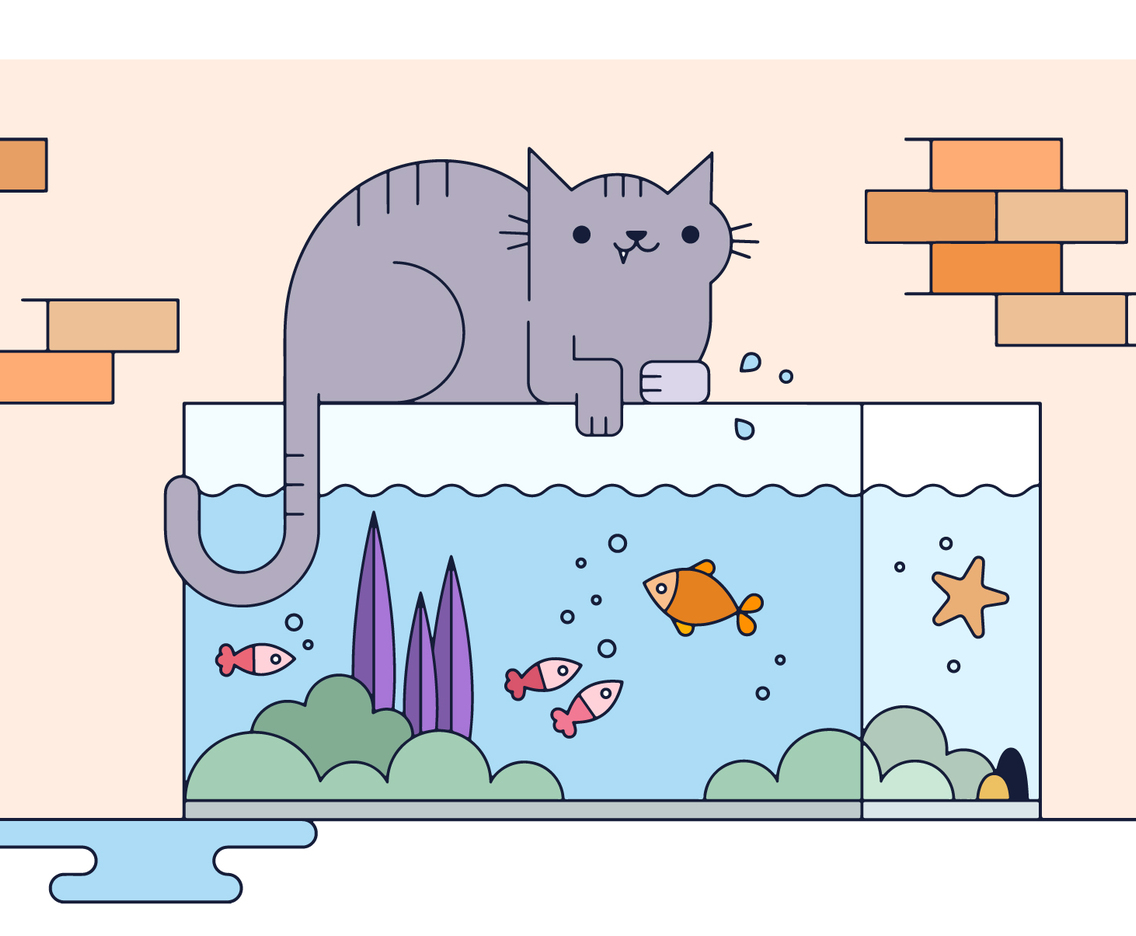 Naughty Cat Vector