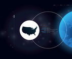 3D International Globe Map