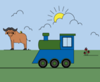Fre e Train Vector