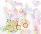 Retro Bubble Vector Background