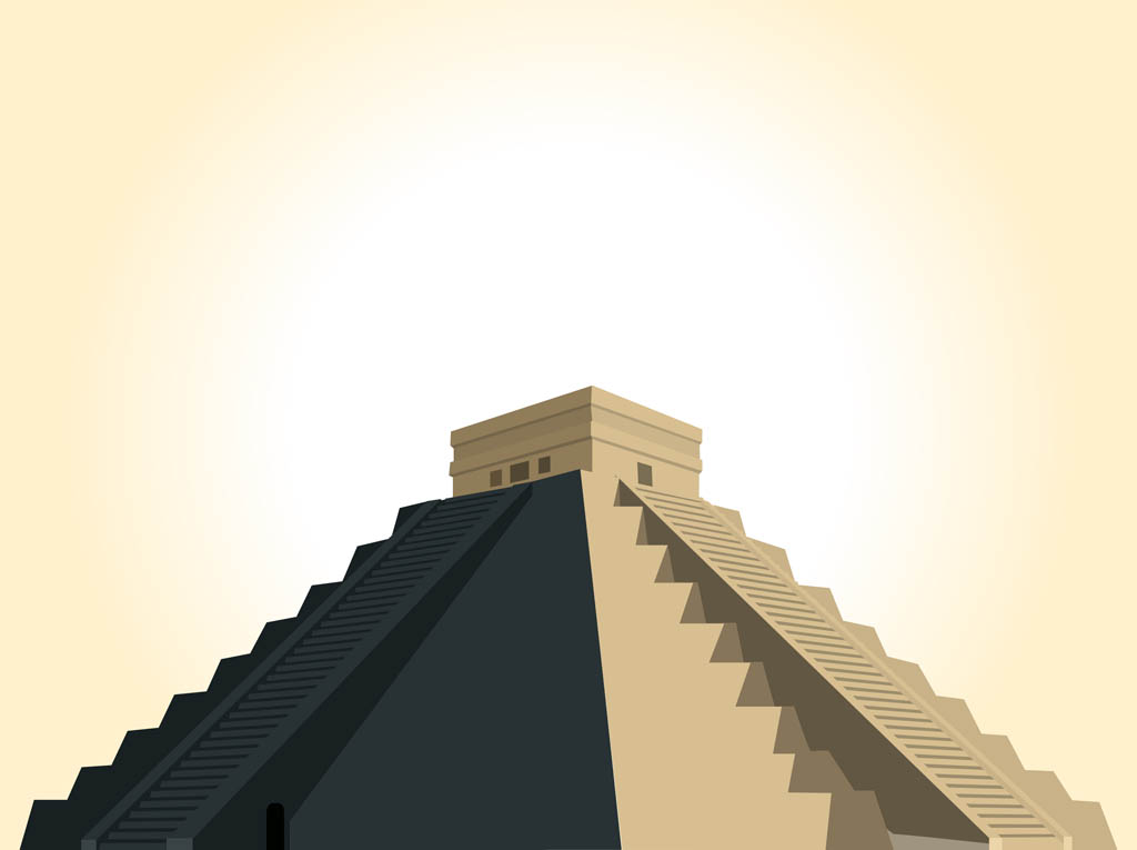 Mayan Pyramid Vector