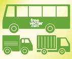 Vehicles Icons Vector