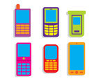 Cell phone vector