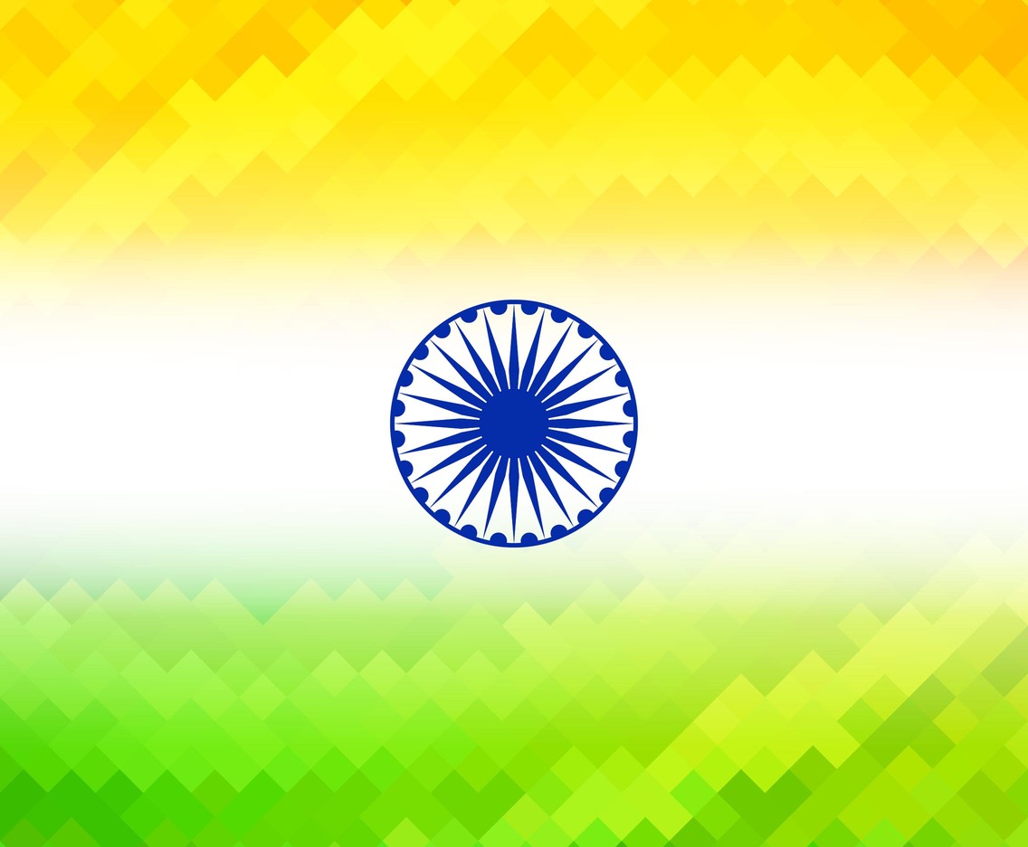 Free Vector Indian Flag Style background