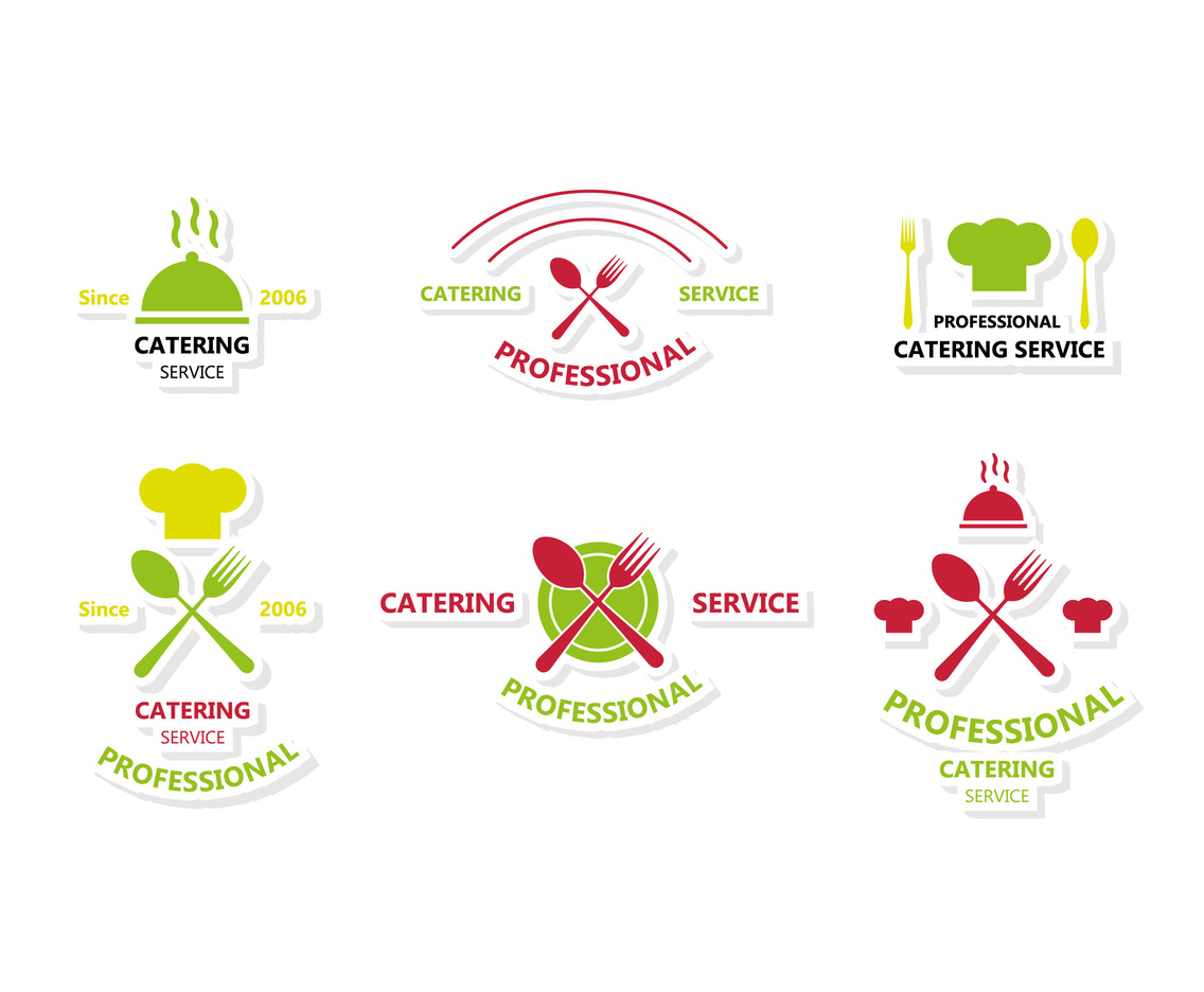 Simple Flat Catering Logo