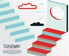 Stairway Vector Design