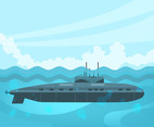 Black Submarines Vector