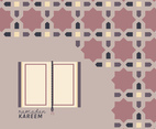 Islamic Pattern With Al Quran Book