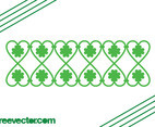 Border With Clovers